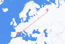 Flights from Ukhta, Russia to Palma de Mallorca, Spain