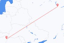 Fly fra Nizjnij Novgorod til Debrecen