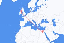 Flyg från Asyut, Egypten till Dublin, Irland