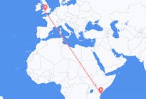 Flüge von Malindi, Kenia nach Bristol, England