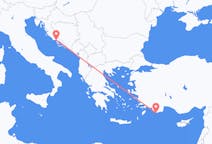 Vols de Kastellorizo à Split