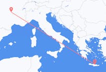 Flights from Clermont-Ferrand in France to Heraklion in Greece