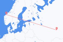 Fly fra Nizjnekamsk til Molde