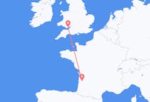 Flyreiser fra Bordeaux, Frankrike til Cardiff, Wales