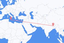 出发地 印度巴格多格拉目的地 马耳他瓦莱塔的航班