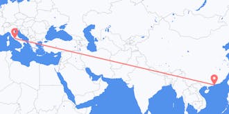 Flights from Macao SAR China to Italy