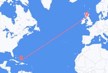 Flights from Providenciales to Glasgow