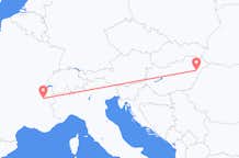 Flyreiser fra Chambery, til Debrecen