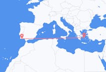 Flights from Syros, Greece to Faro, Portugal