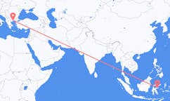 Flyreiser fra Luwuk, Indonesia til Kavala Prefecture, Hellas
