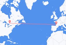 Flyrejser fra North Bay, Canada til Bordeaux, Frankrig