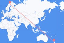 出发地 新西兰出发地 奧克蘭都會區目的地 瑞典基律纳的航班