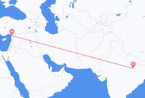 出发地 印度出发地 瓦拉納西目的地 土耳其哈塔伊省的航班