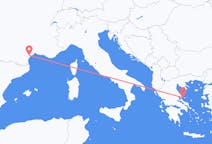 Flights from Skiathos, Greece to Béziers, France