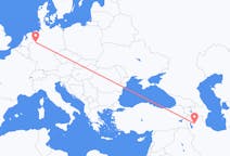 Flyreiser fra Tabriz, Iran til Münster, Tyskland