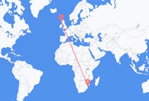 Flyreiser fra Maputo, Mosambik til Benbecula, Skottland