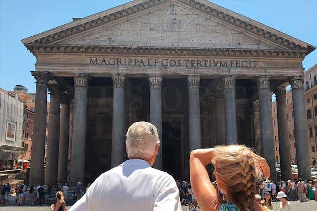 Rome Sightseeing Private Tour w Phd Guide Pantheon Trevi & Navona Spanish Steps