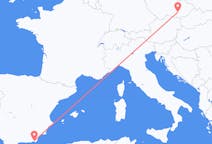 Flyreiser fra Brno, Tsjekkia til Almeria, Spania