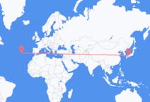 일본 오카야마에서 출발해 포르투갈 폰타델가다에게(으)로 가는 항공편