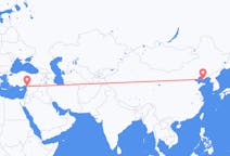 Flyrejser fra Dalian, Kina til Hatay Province, Tyrkiet