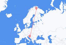 Flights from Split in Croatia to Ivalo in Finland