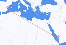 Flights from Jizan, Saudi Arabia to Alicante, Spain