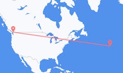 Flyg från Abbotsford, Kanada till Corvo Island, Portugal