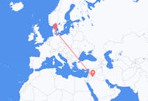 Flights from Turaif, Saudi Arabia to Aarhus, Denmark