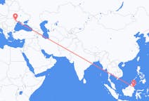Loty z Tarakan, Północny Kalimantan, Indonezja do Kiszyniów, Mołdawia