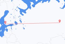Flyg från Khanty-Mansiysk till Åbo
