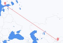 Flyg från Fergana, Uzbekistan till Helsingfors, Finland