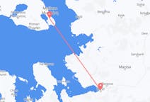 Lennot Izmiristä (Turkki) Mytileneen (Kreikka)