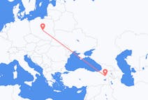 Flights from Ağrı, Turkey to Łódź, Poland