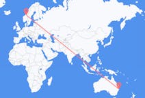 Flights from Coffs Harbour, Australia to Trondheim, Norway