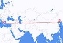 Flyrejser fra Dalian, Kina til Kalamata, Grækenland