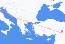 Flights from the city of Ancona to the city of Şanlıurfa