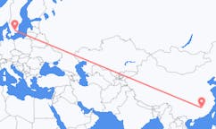 Flüge von Jian, China nach Växjö, Schweden