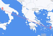 Fly fra Napoli til Kalymnos