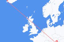 Vluchten van Zagreb, Kroatië naar Reykjavík, IJsland