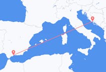 Flights from Málaga to Split