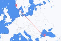 Flights from Zonguldak, Turkey to Stavanger, Norway