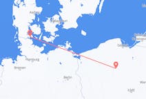 Flyrejser fra Sønderborg, Danmark til Bydgoszcz, Polen