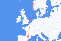 Flyreiser fra Lleida, Spania til Bergen, Norge