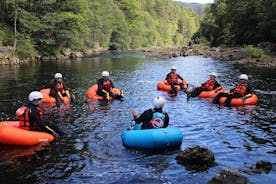 River Tubing auf dem Fluss Tummel bei Pitlochry | Schottland