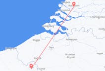 Flyg från Rotterdam, Nederländerna till Lille, Frankrike