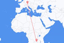 Flyrejser fra Lubumbashi, Congo-Kinshasa til München, Tyskland