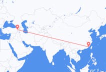 Flyg från Xiamen till Ağrı merkez