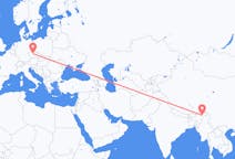 Flüge von Dibrugarh, Indien nach Prag, Tschechien