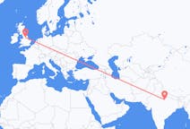 Flyreiser fra Kanpur, India til Leeds, England