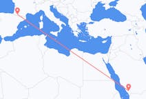 出发地 沙特阿拉伯出发地 艾卜哈目的地 法国卢尔德的航班